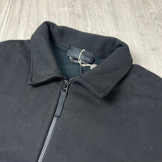 Stone Island Ghost Zip Fleece - Black Castmark
