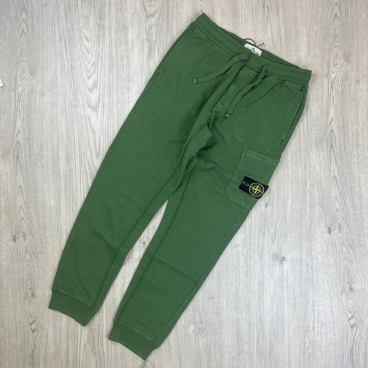 Stone Island Dyed Sweatpants - Olive Castmark