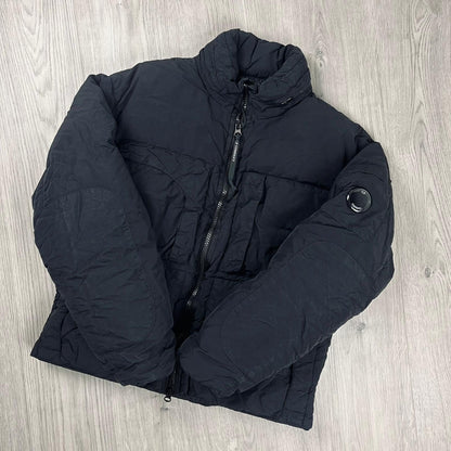 CP Company Chrome Down Jacket - Black Castmark
