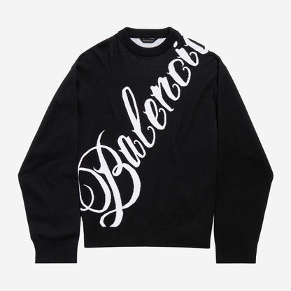 Balenciaga Big B Crewneck Knitwear
