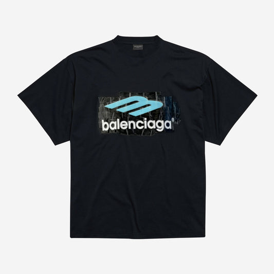 Balenciaga 3B Taped Logo T-Shirt