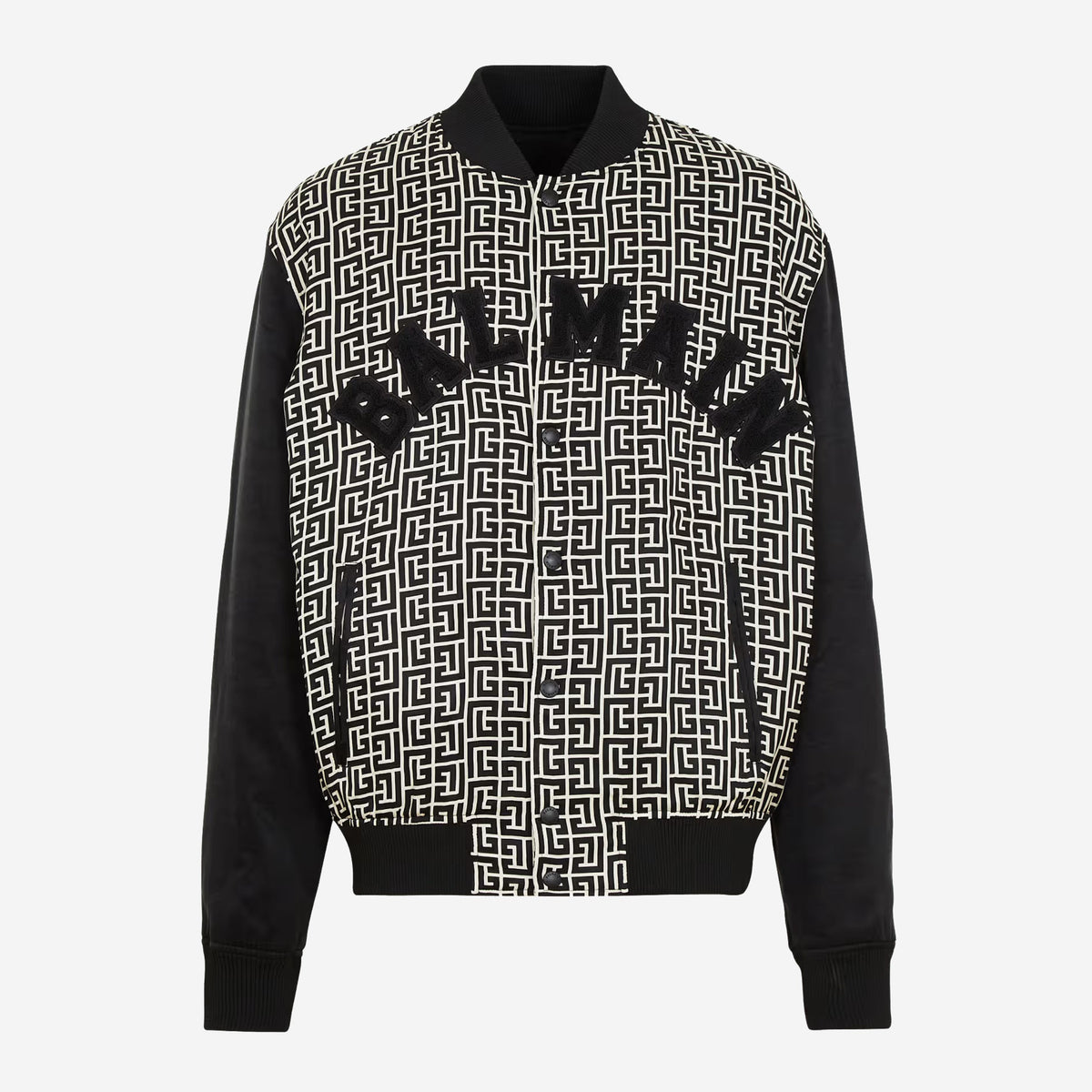 Balmain Varsity Monogrammed Jacket