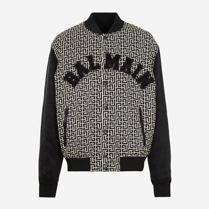 Balmain Varsity Monogrammed Jacket
