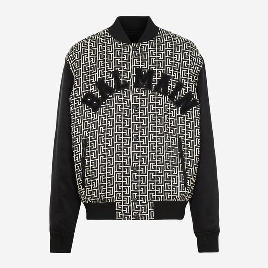 Balmain Varsity Monogrammed Jacket