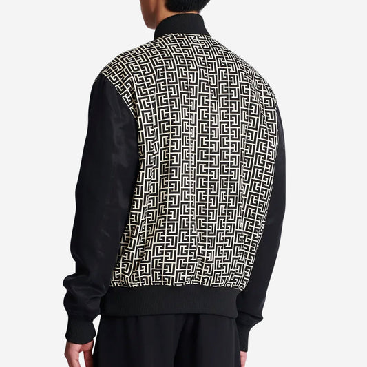 Balmain Varsity Monogrammed Jacket