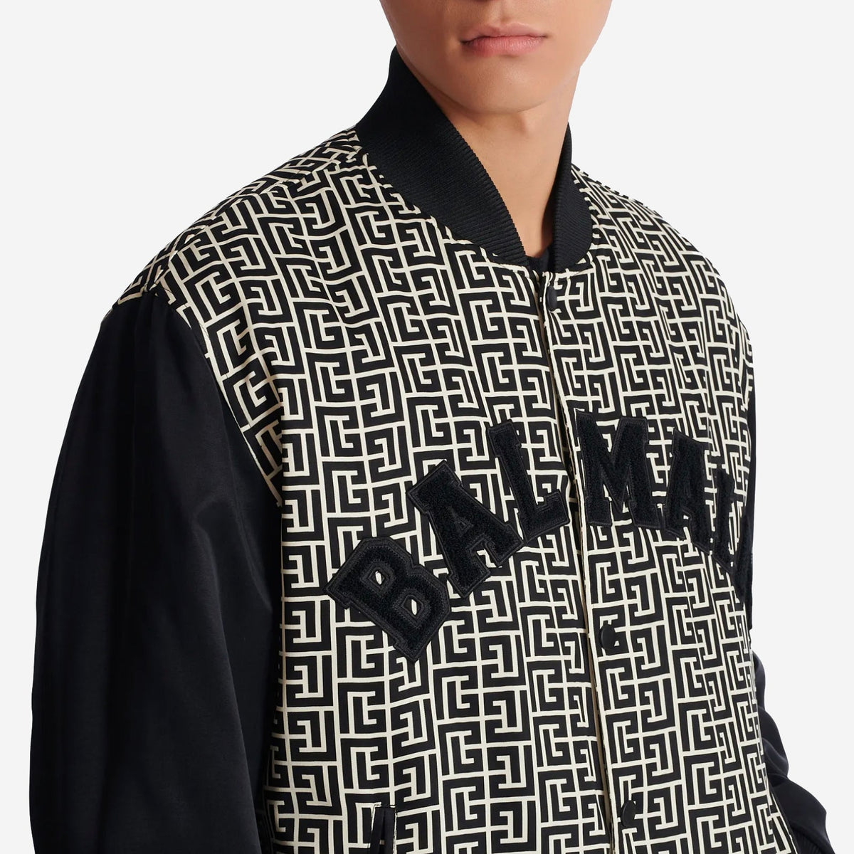 Balmain Varsity Monogrammed Jacket