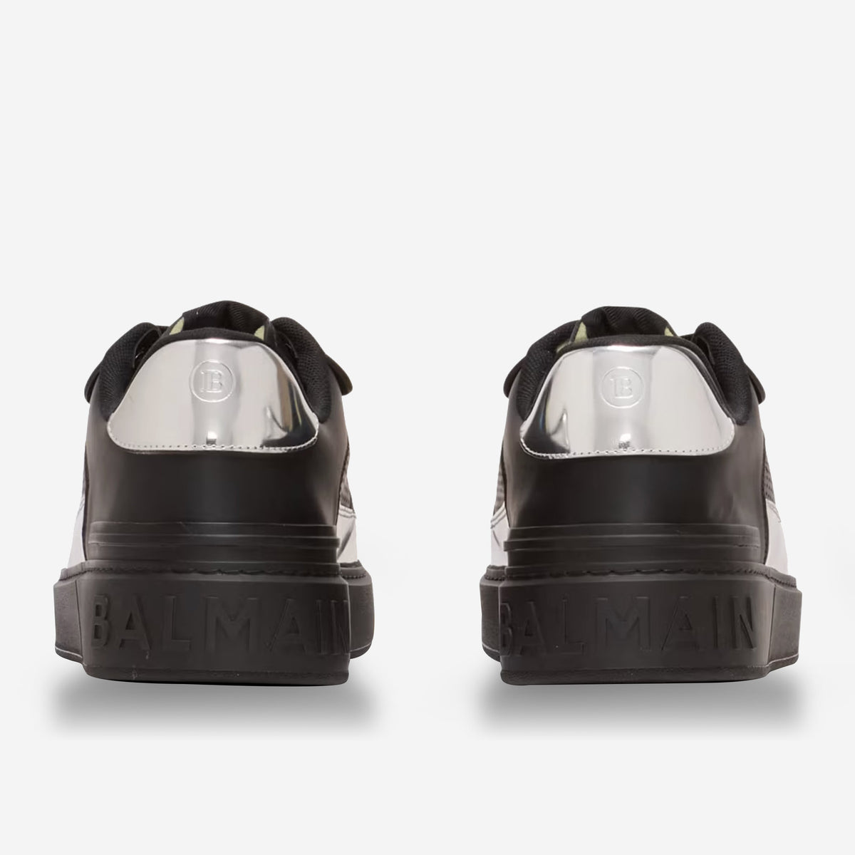 Balmain B-Court Flip Leather Sneakers