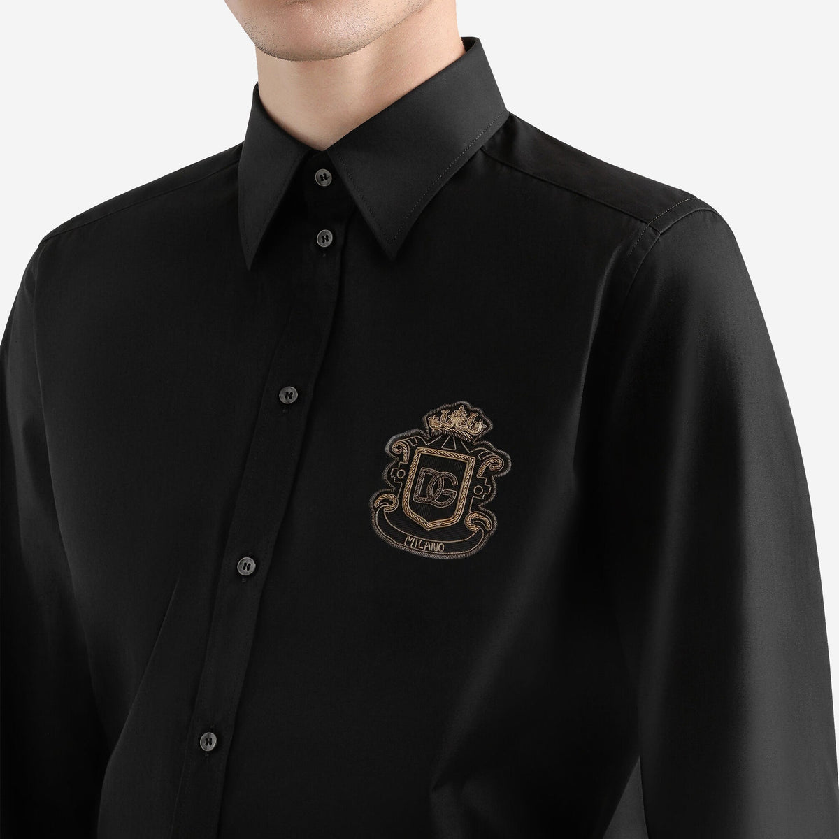 Dolce & Gabbana Crest Badge Martini Shirt