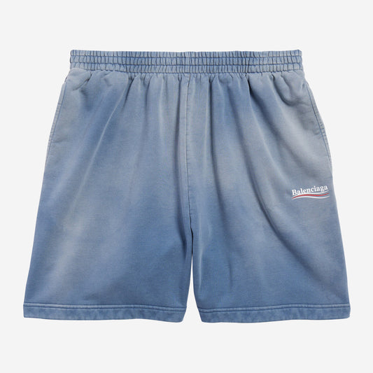 Balenciaga Faded Political Campaign Sweat Shorts
