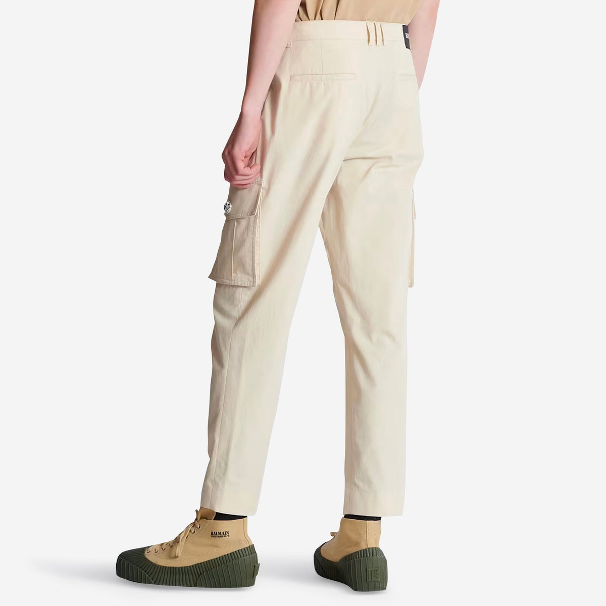 Balmain Cotton Cargo Trousers