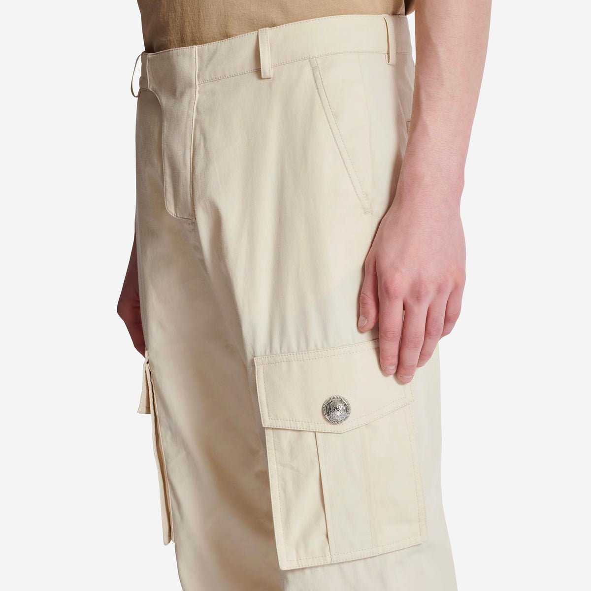 Balmain Cotton Cargo Trousers