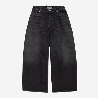 Balenciaga Curved Black Jeans
