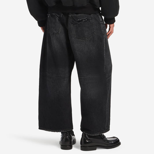 Balenciaga Curved Black Jeans