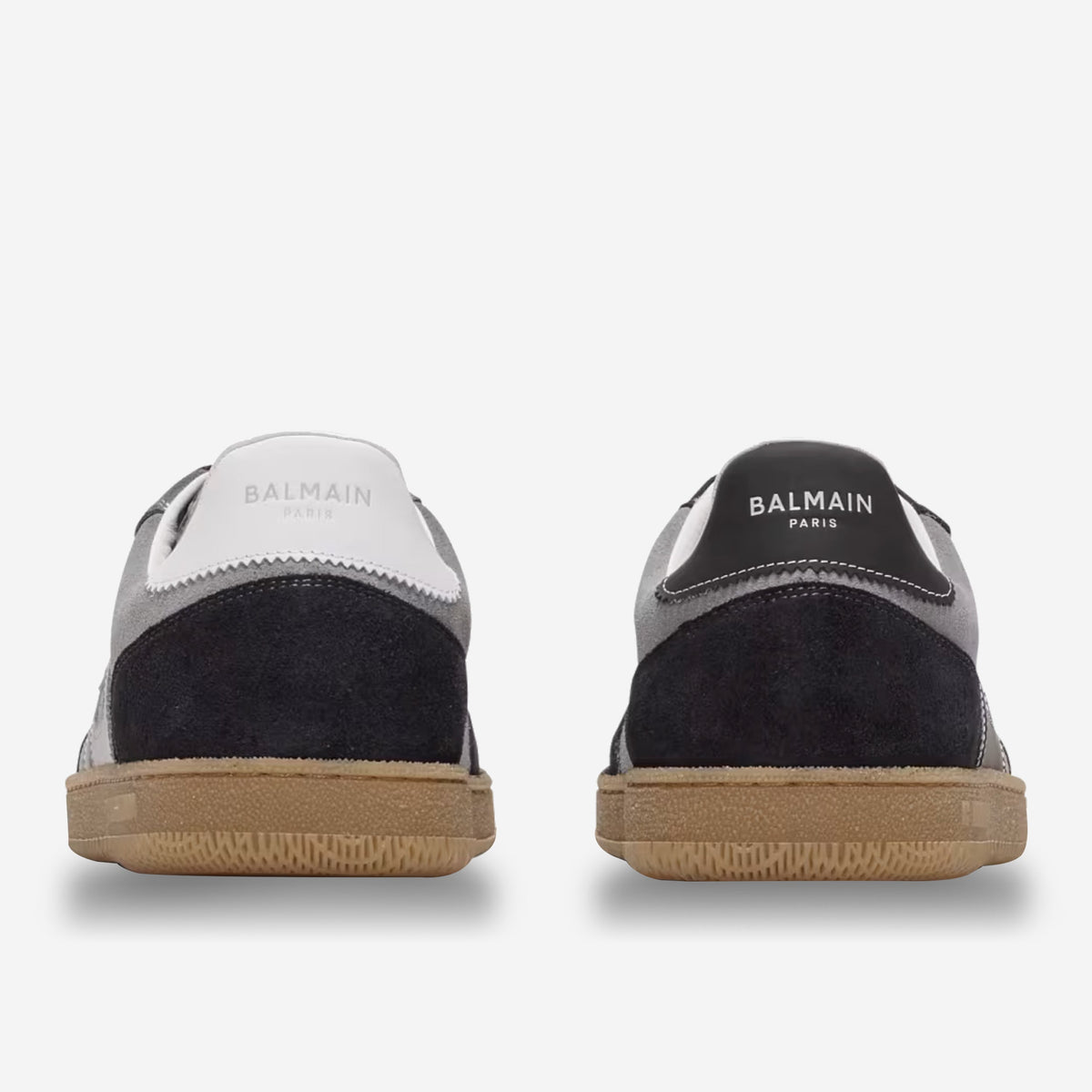 Balmain Suede Swan Sneakers