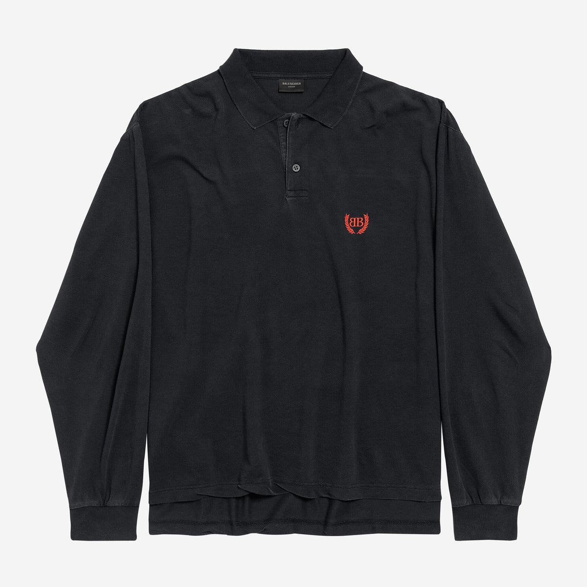 Balenciaga Laurel Classic Long Sleeve Regular Polo