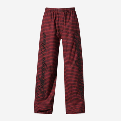 Balenciaga Light Check Flannel Pajama Pants