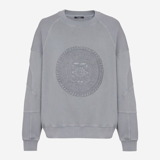 Balmain Embroidered Médaille Sweatshirt