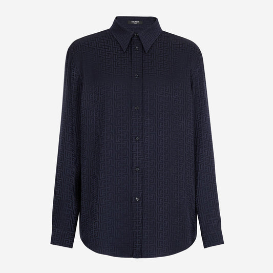 Balmain Monogram Jacquard Shirt