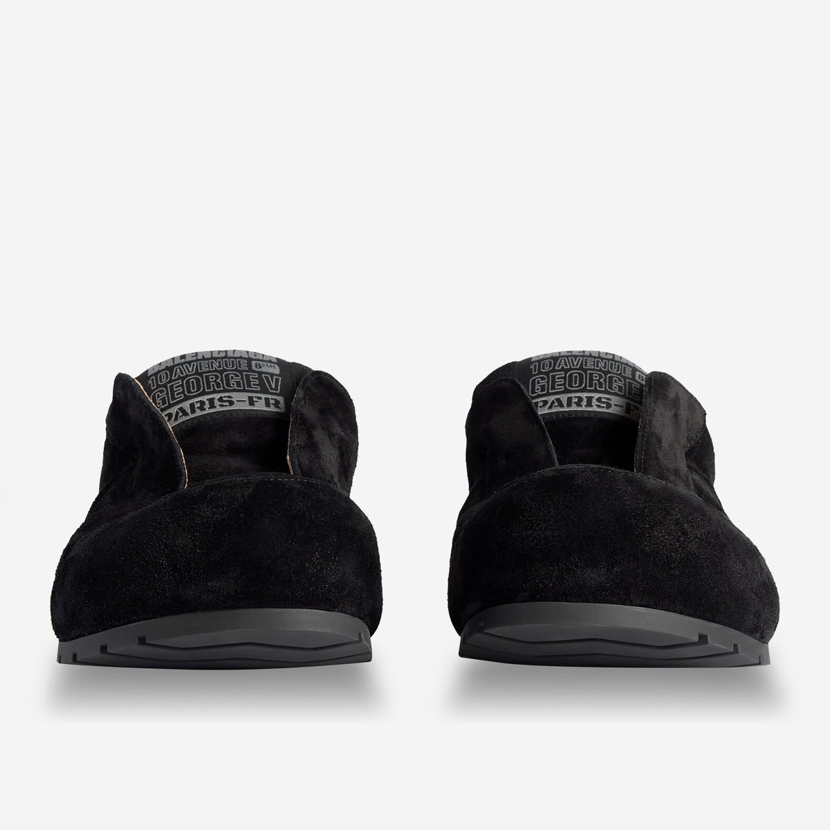 Balenciaga Worn Out Suede Dumbo Mule