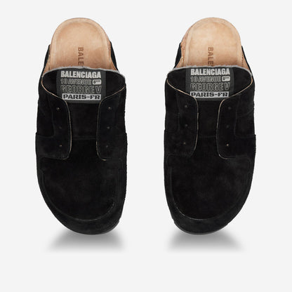Balenciaga Worn Out Suede Dumbo Mule
