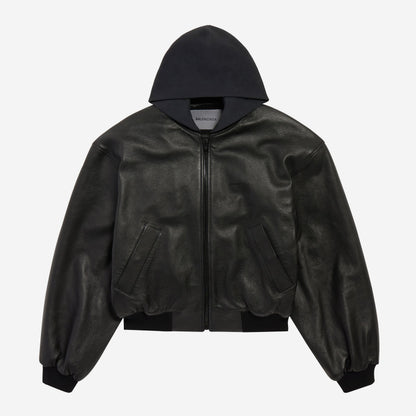Balenciaga Patched Hooded Jacket