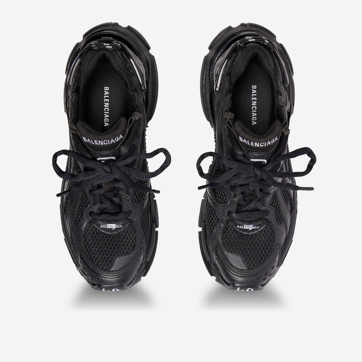 Balenciaga Mesh And Nylon Runner Sneakers