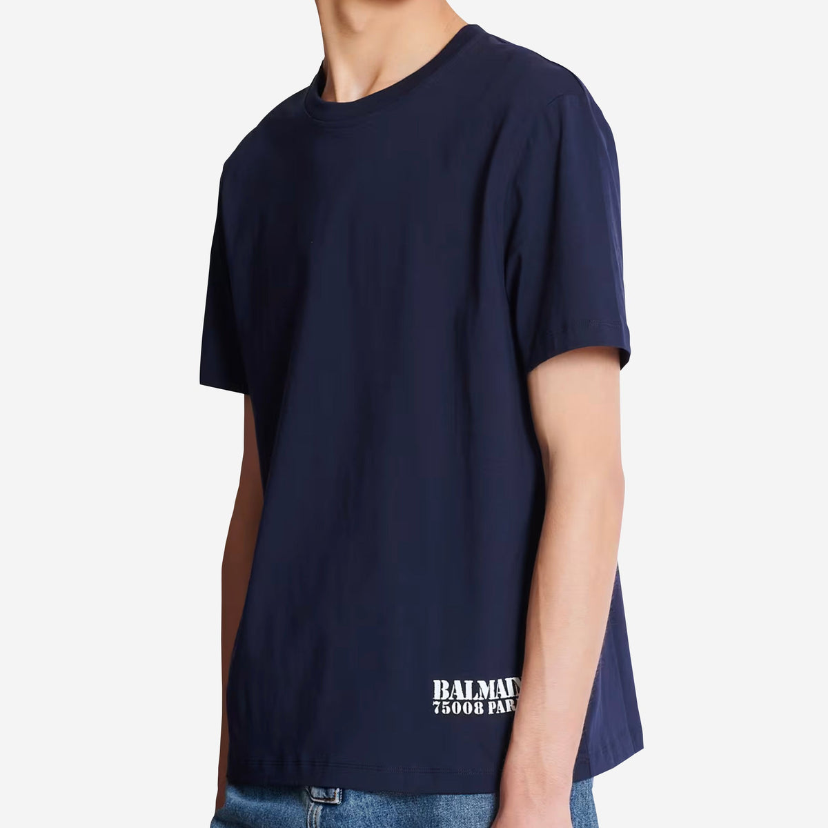 Balmain Small Balmain Stamp Printed T-Shirt