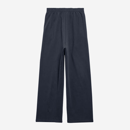 Balenciaga Taped Back Faded Black Baggy Sweatpants