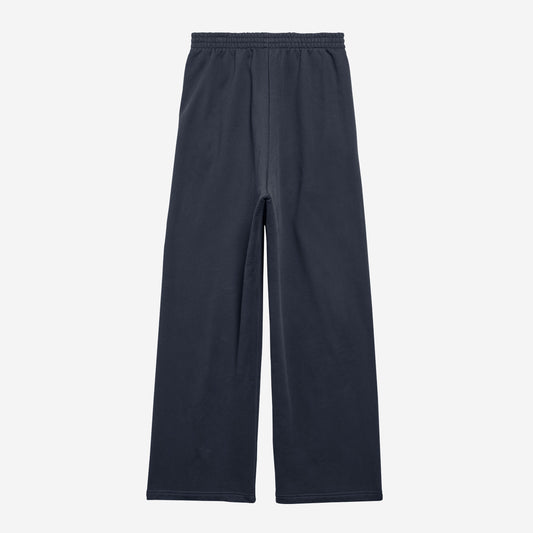 Balenciaga Taped Back Faded Black Baggy Sweatpants