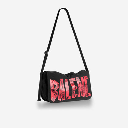 Balenciaga Tape Type Flap Messenger Bag