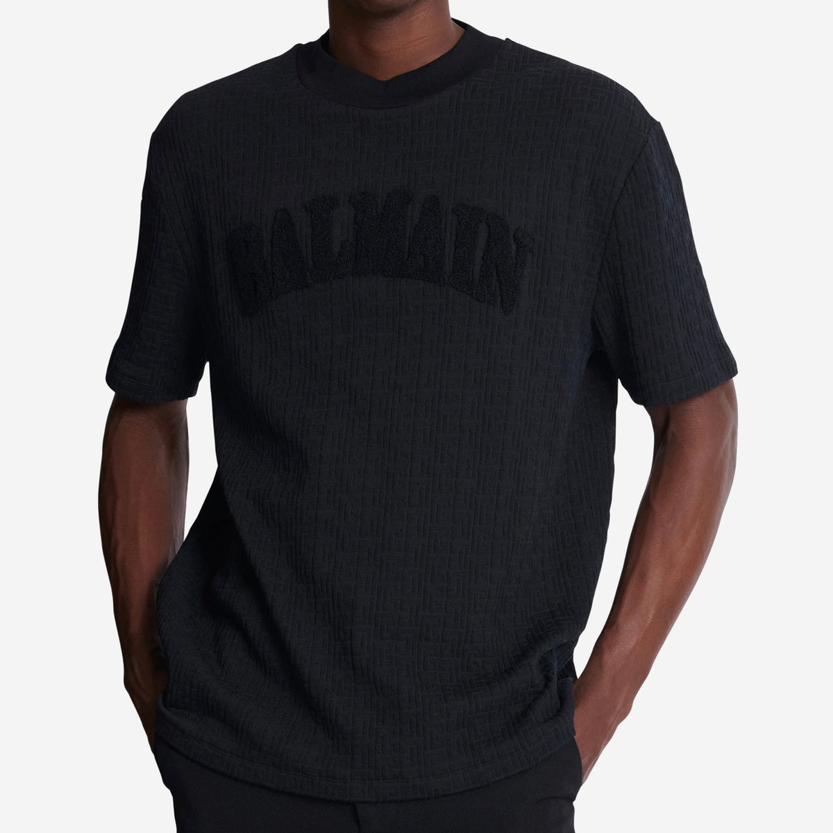 Balmain Terry Monogram T-Shirt