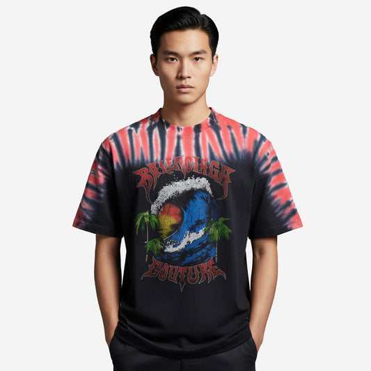 Balenciaga Extreme Tie Dye Medium Fit T-Shirt