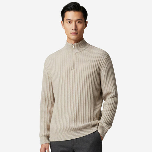 Balenciaga Stand Up Zip Collar Sweater