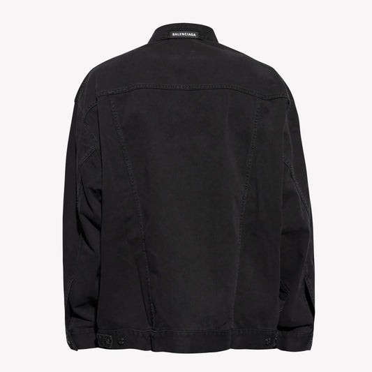 Balenciaga Black Denim Jacket