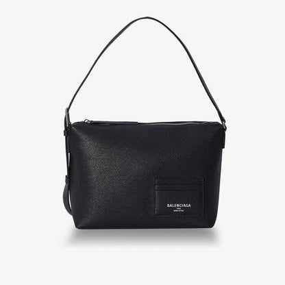 Balenciaga Soft Grained Leather Messenger Bag