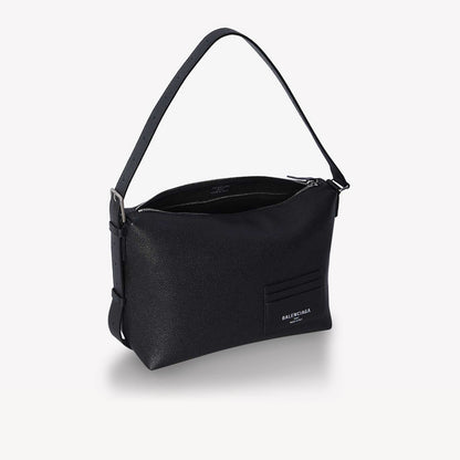 Balenciaga Soft Grained Leather Messenger Bag