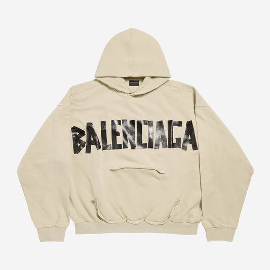 Balenciaga Tape Type Ripped Pocket Hoodie