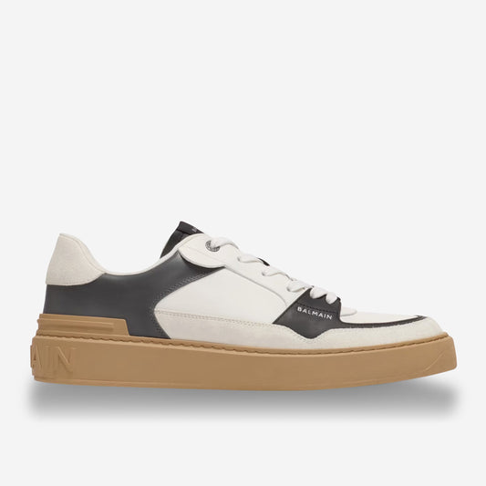 Balmain B-Court Flip Leather Sneakers