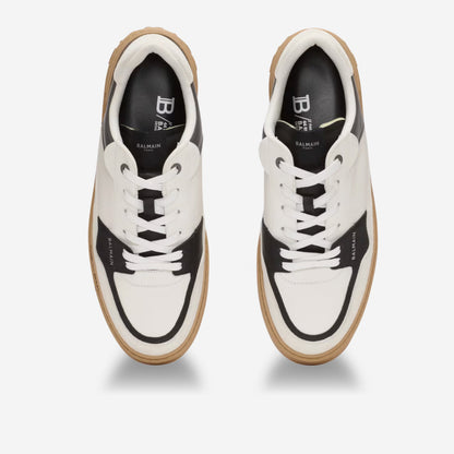 Balmain B-Court Flip Leather Sneakers