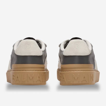 Balmain B-Court Flip Leather Sneakers