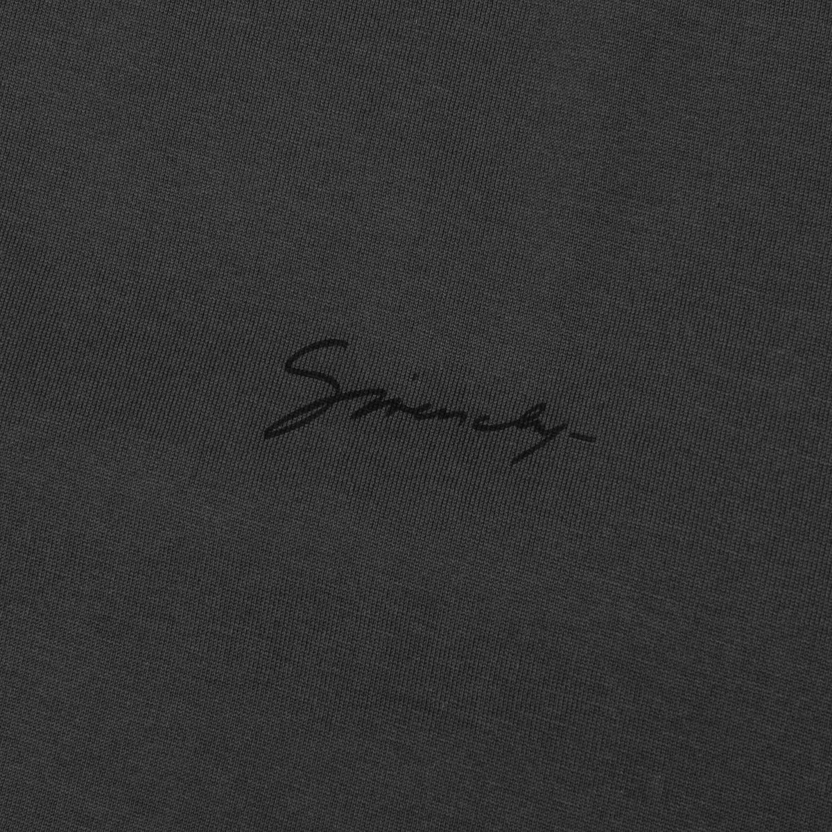Baroque Print S/S T-Shirt - Charcoal
