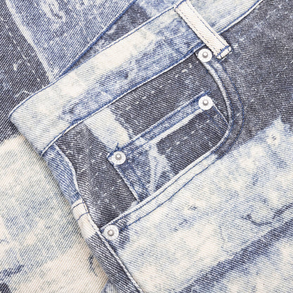 Boro Baggy Jorts - Indigo