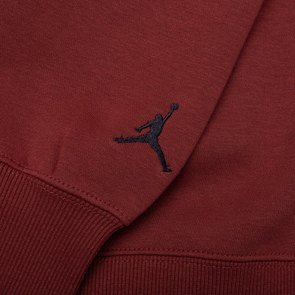 Brooklyn Fleece Holiday Crewneck - Redstone/Black