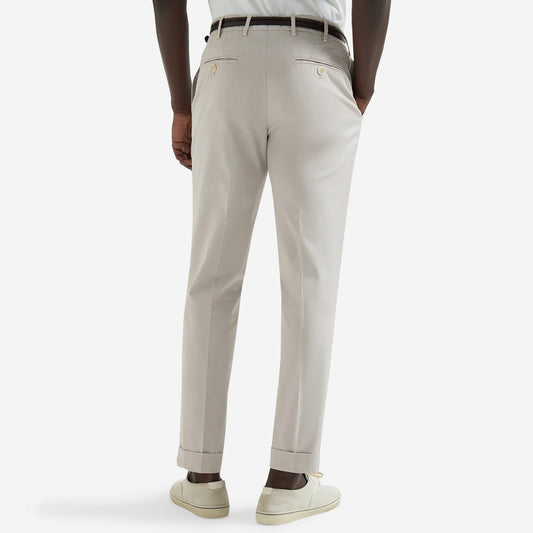 Brunello Cucinelli American Pima Garment-Dyed Italian Fit Trousers