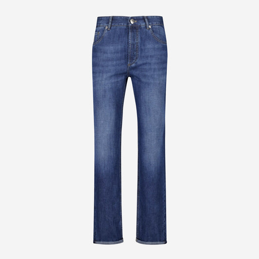 Brunello Cucinelli Light Wash Denim Jeans