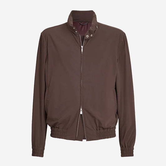 Brunello Cucinelli Bonded Nylon Packable Hood Outerwear Jacket