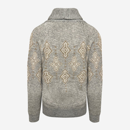 Brunello Cucinelli Geometric Jacquard Cardigan