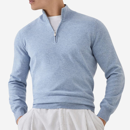 Brunello Cucinelli Cashmere Half Zip Knitwear