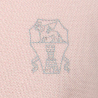 Brunello Cucinelli Cotton Embroidered Logo Polo Shirt