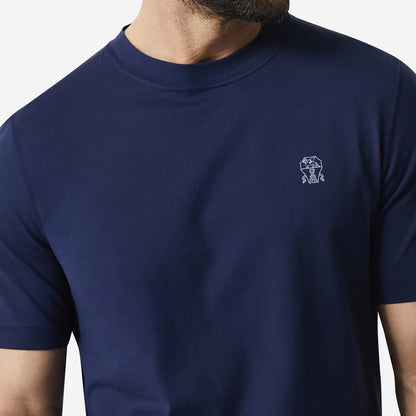 Brunello Cucinelli Cotton Jersey Logo T-Shirt